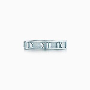 Tiffany & Co. Atlas Narrow Band Ring Sz 7.5 NWOT SOLD